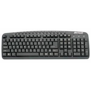 Teclado Multimídia Multilaser USB Preto TC071